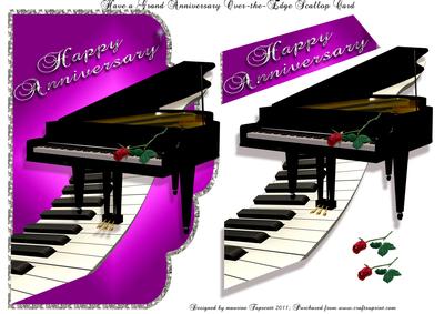 Baby - You're Grand Scallop Edge Purple