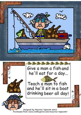 Gus - Fishing and Drinking Beer