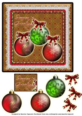 Baubles on Brocade