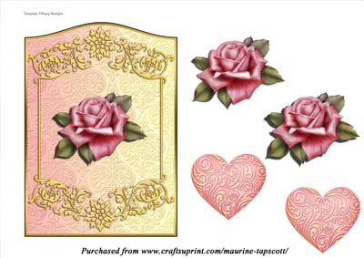 Summer Roses Curved Topper