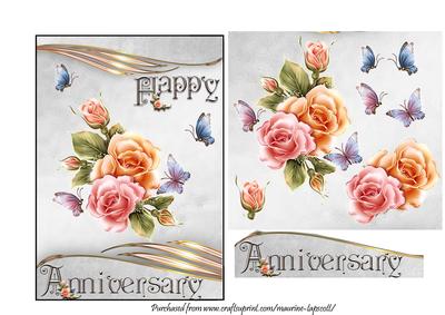 Happy Anniversary 5x7 Card