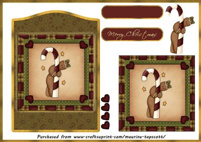 Gingerbread Block 5x7