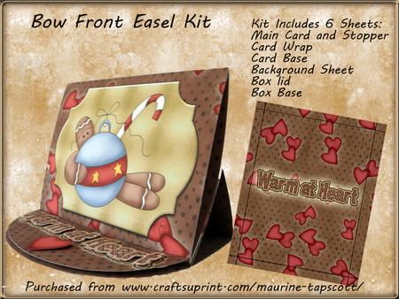Bow Front Easel Kit - Warm at Heart