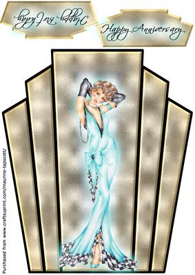 Art Deco Beauty A4