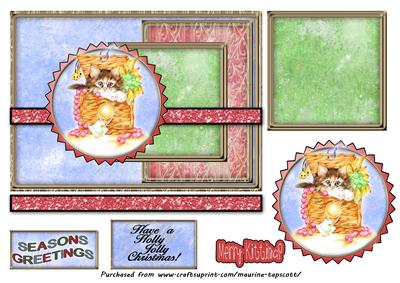 Kitty in the Jewelry Box 5x7