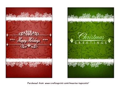 Christmas 5x7 Toppers