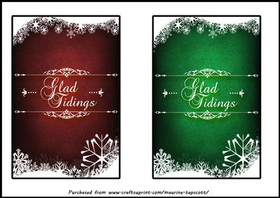 Glad Tidings 5x7 Topper2