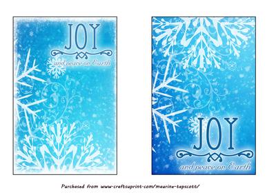 Joy and Peace 5x7 Topper2