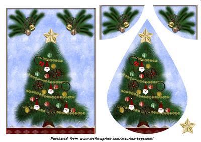 Steampunk Christmas1 5x7