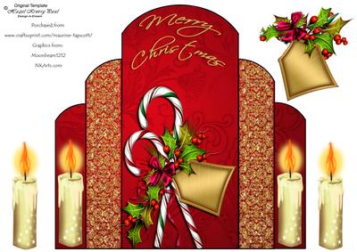 Christmas Art Deco Candy Canes