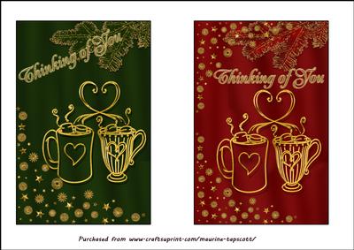 Thinking of You at Christmas Toppers