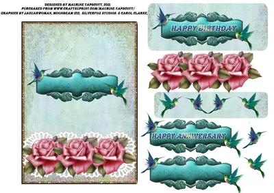 Hummingbirds & Roses Anniversary