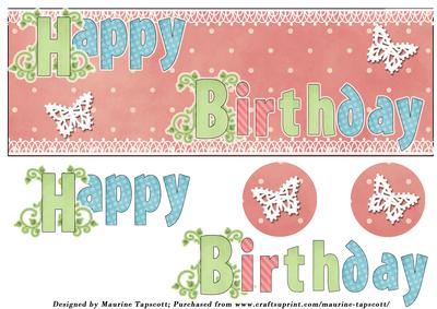 Lite & Lacy Happy Birthday
