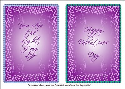 You Are the Light of My Life 5x7 Toppers