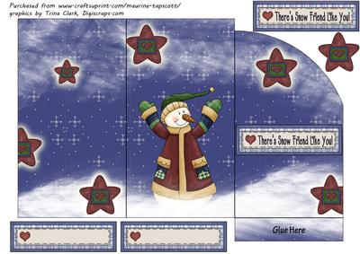 There's Snow Friend Money Wallet