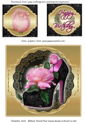 Sugarbaby Rose Shoe Topper