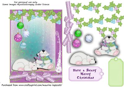 Beary Christmas 5x7