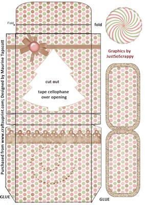 Cookie Pocket - Chocolate and Pink Polka Dot