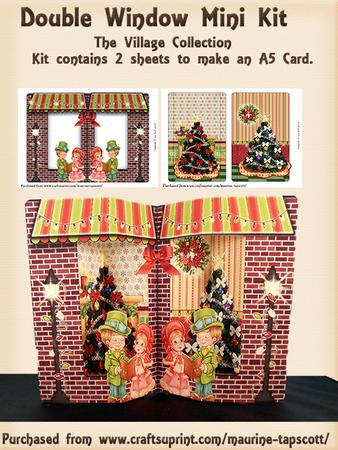 Double Window Mini Kit - Christmas Carolers