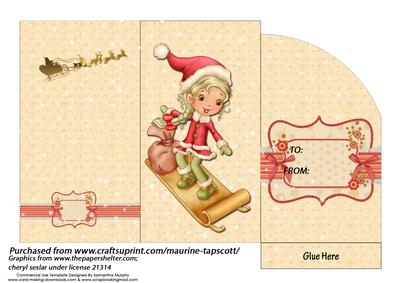 Santa's Helper Money Wallet