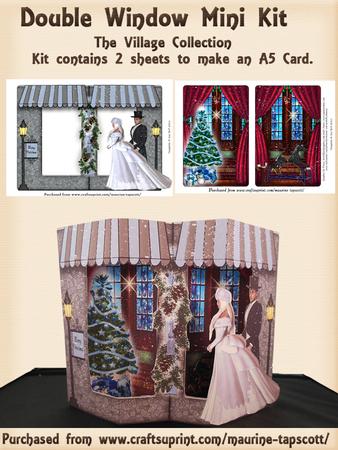 Double Window Mini Kit - Christmas Couple