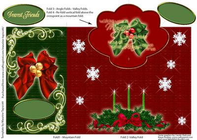 Christmas Dearest Friend Popup