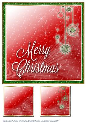 Simply Merry Christmas 7.5 Square