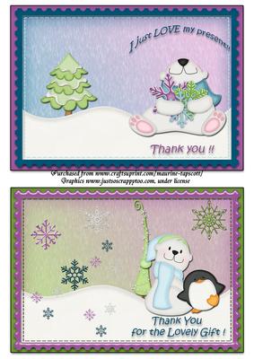 Snowbuddies Thank You Set