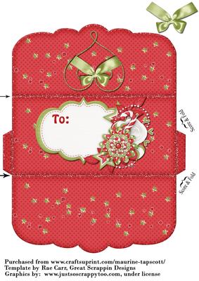 Red Polka Dot Money Wallet