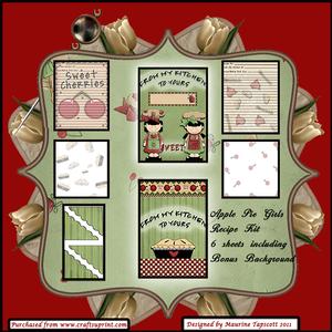 Recipe Card Kit - Apple Pie Girls