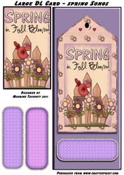 Spring Songs Large Dl Quick Card