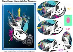 Abstract Guitar Oval Pyramage