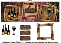 Wine Celebration Large Dl Card
