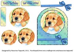 Cute Puppy Roundtop Pyramid