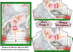 Grand Staircase Dancing Side Stacker 5x7