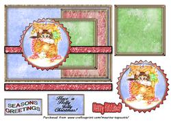 Kitty in the Jewelry Box 5x7