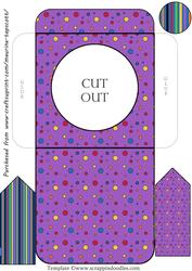 Cookie Pocket - Purple Dots