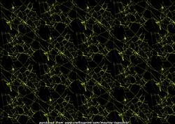 Black with Green Webbed Background