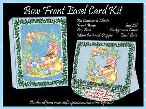 Bow Front Easel Kit - Kitten in a Basket