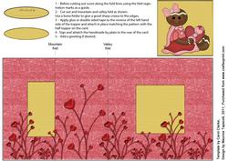 Sweetheart Gingerbread Girl No-hole