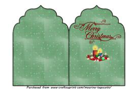 Christmas Candle Insert