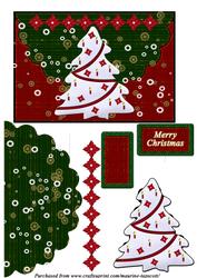 Steampunk Christmas Mock Envelope 5x7