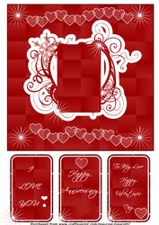 Woven Love Square Topper