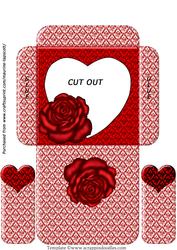 Cookie Pocket - Red Rose