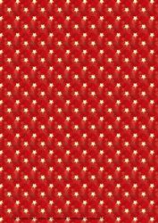 Christmas Stars on Red
