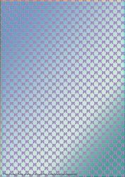 Christmas Purple Bows on Blue Background