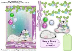 Beary Christmas 5x7