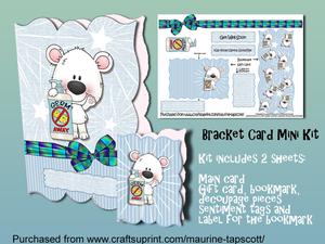 Mini Kit - 5x7 Bracket Card Germs Away