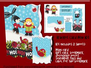 Mini Kit - 5x7 Bracket Card Ice Ice Baby