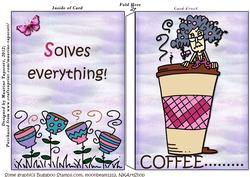 Stella and Coffee 5x7